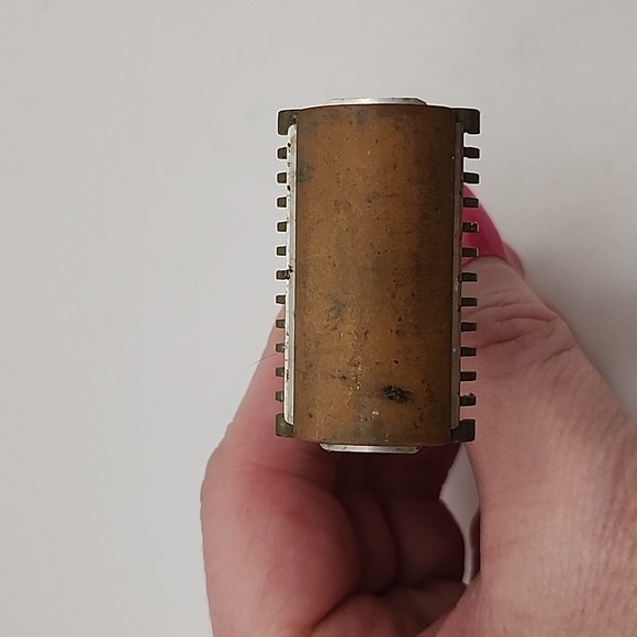 Vintage 1930s Gillette Reissue Brass 3 piece Safety Razor Gold Tone - Picture 5 of 9